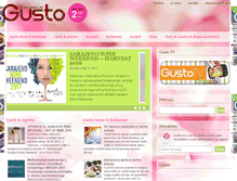 Tablet Screenshot of gusto.ba