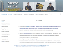 Tablet Screenshot of gusto.net.pl