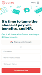 Mobile Screenshot of gusto.com